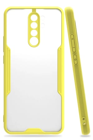 Xiaomi Redmi Note 8 Pro Kılıf Platin Silikon - Sarı