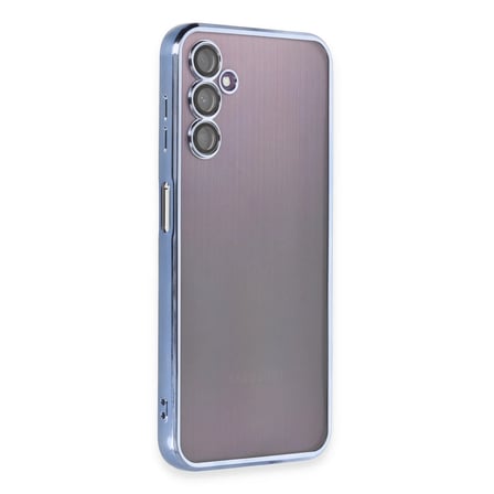 Samsung Galaxy A14 4G Kılıf Razer Lensli Silikon - Açık Mavi