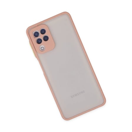 Samsung Galaxy A22 Kılıf Montreal Silikon Kapak - Pembe
