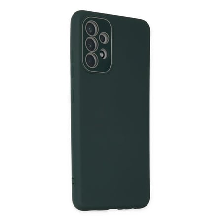 Samsung Galaxy A33 5G Kılıf Lansman Glass Kapak - Koyu Yeşil