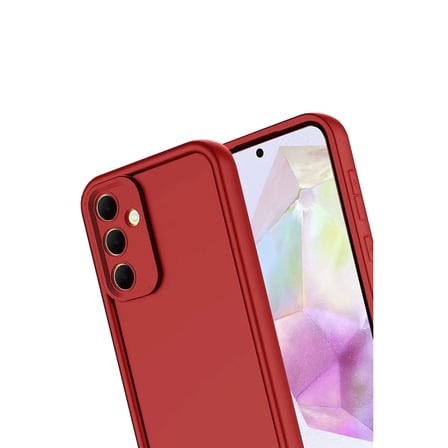 Samsung Galaxy A17 5G Viera Silikon - Kırmızı