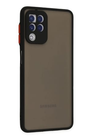 Samsung Galaxy A22 Kılıf Montreal Silikon Kapak - Siyah