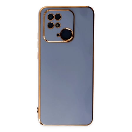 Redmi 10C Kılıf Volet Silikon - Mavi