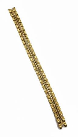 Çelik  Erkek Çelik Bileklik Boy 21.5 Cm / En 1.2 Cm  - Ebl0056