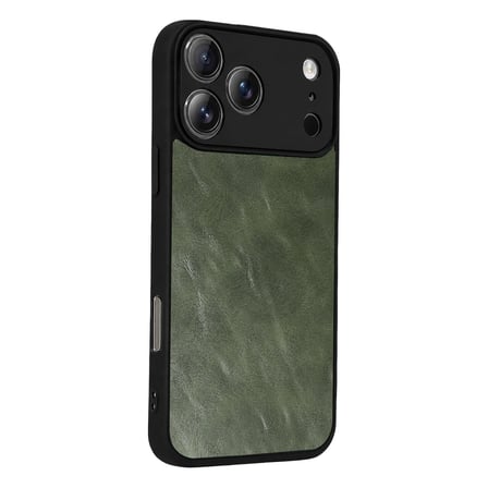 iPhone 17 Pro Aras Deri Kapak - Yeşil