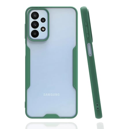 Samsung Galaxy A23 4G Kılıf Platin Silikon - Yeşil