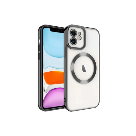 Apple İphone 12 Kılıf Kross Magneticsafe Kapak - Siyah
