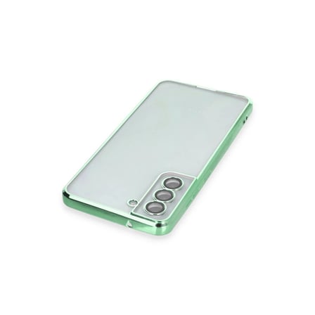 Samsung Galaxy S21 FE Kılıf Razer Lensli Silikon - Yeşil