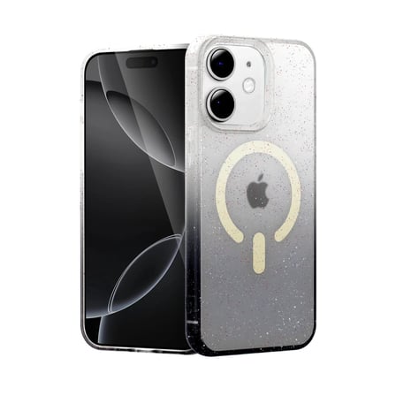 Apple iPhone 12 Pummel Shiny Magsafe Kapak - Siyah