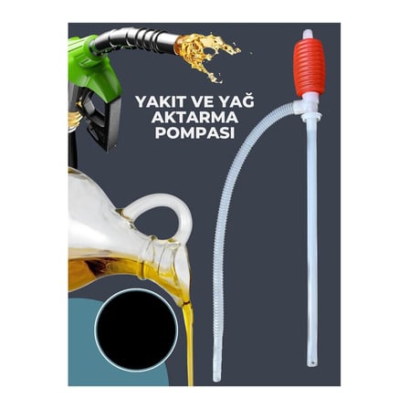 Küçük Boy Plastik Mazot Pompası - Su Pompası
