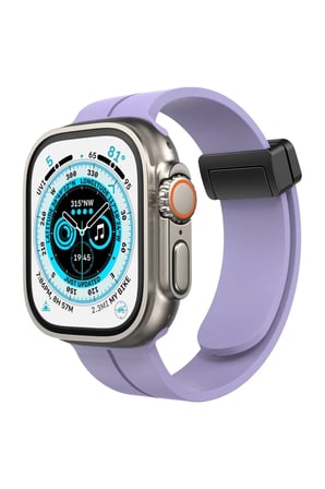 Apple Watch 38mm KR412 Elegance Stylısh Kordon - Lila