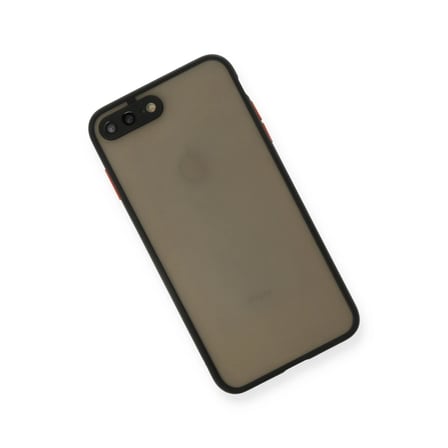 iPhone 7 Plus Kılıf Montreal Silikon Kapak - Siyah