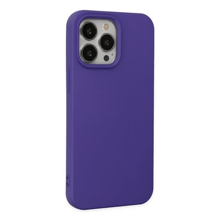 iPhone 14 Pro Max Kılıf Nano içi Kadife Silikon - Mor