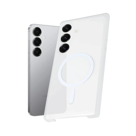 Samsung Galaxy S25 Plus Kılıf PC Zara Magsafe Şeffaf Kılıf - Şeffaf