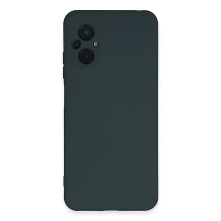 Xiaomi Poco M5 Kılıf Nano içi Kadife Silikon - Koyu Yeşil
