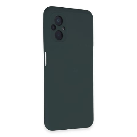 Xiaomi Poco M5 Kılıf Nano içi Kadife Silikon - Koyu Yeşil