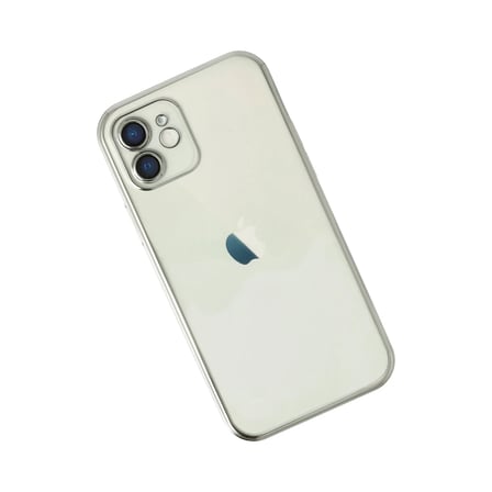 iPhone 11 Kılıf Razer Lensli Silikon - Gümüş