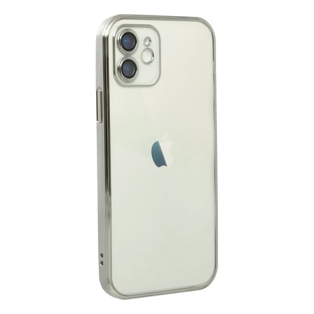 iPhone 11 Kılıf Razer Lensli Silikon - Gümüş