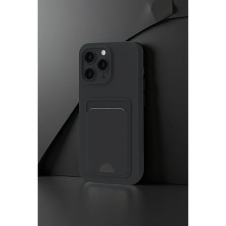 Apple iPhone 16 Pro Max Kılıf Kelvin Kartvizitli Silikon - Lila