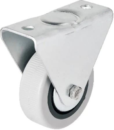 Mobilya Makasları 106 50 mm Sabit Kapaklı Gri PVC Teker