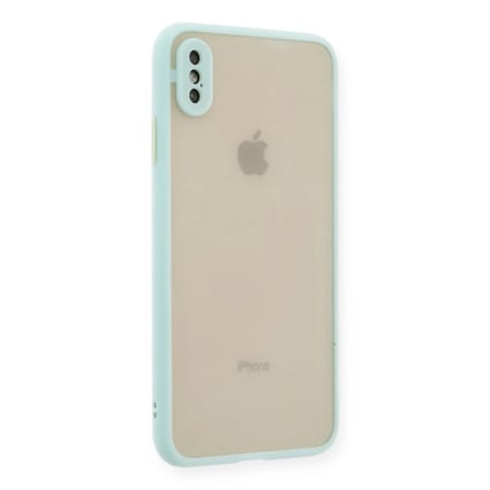 Apple iPhone X Kılıf Montreal Silikon Kapak - Turkuaz
