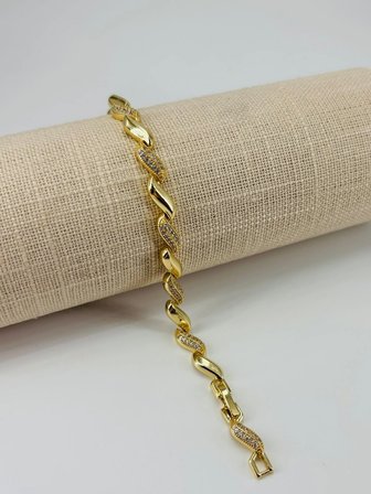 Renk  Pirinç Cm Bileklik 17+2 Cm  - Kbl0518
