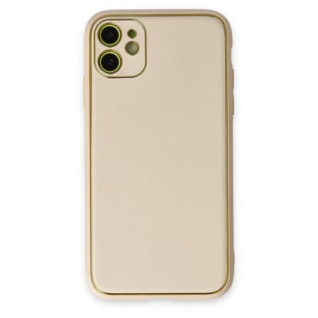 iPhone 12 Kılıf Coco Deri Silikon Kapak -