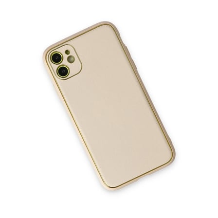 iPhone 12 Kılıf Coco Deri Silikon Kapak -