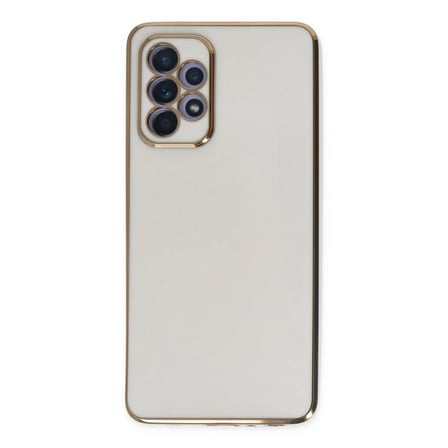 Samsung Galaxy A52 Kılıf Volet Silikon - Beyaz