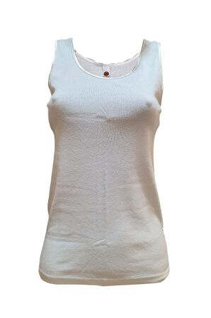 Çift Kaplan Kaşkorse Saten Biyeli Kalın Askı Kadın Atlet