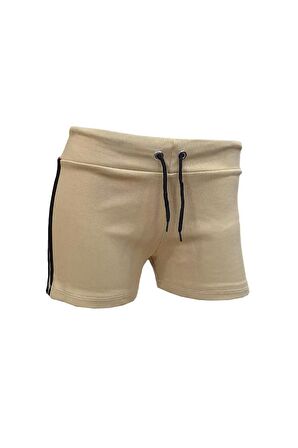 Ciciten 2400 Esnek Kısa Şeritli Spor Kadın Şort