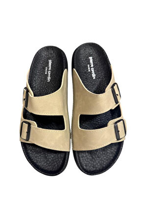 Pierre Cardin Çift Bantlı Ayarlı Anatomik Taban Kadın Terlik