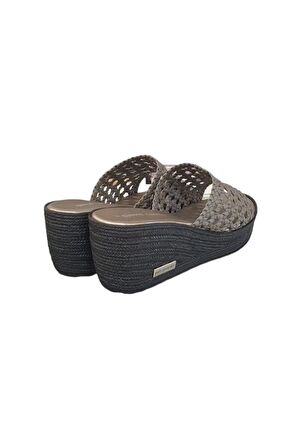 Pierre Cardin Anatomik Dolgu Topuk Günlük Kadın Terlik