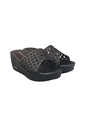 Pierre Cardin Anatomik Dolgu Topuk Günlük Kadın Terlik