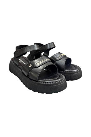 Pierre Cardin Dolgu Topuk Anatomik Taban Kadın Sandalet
