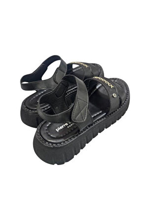 Pierre Cardin Dolgu Topuk Anatomik Taban Bayan Sandalet
