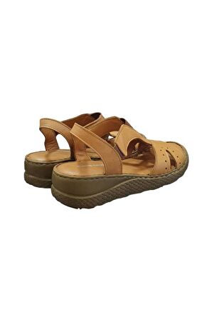 Pierre Cardin Deri Anatomik Kadın Sandalet Ayakkabı