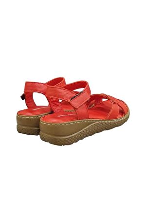 Pierre Cardin Deri Anatomik Bayan Sandalet Ayakkabı