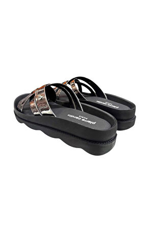 Pierre Cardin Dolgu Topuk Anatomik Taban Kadın Terlik