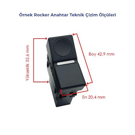 Ford Cargo Kamyon Tır Y.M Sol Cam Açma Kapama Düğmesi Anahtarı - 6C4614B132AC