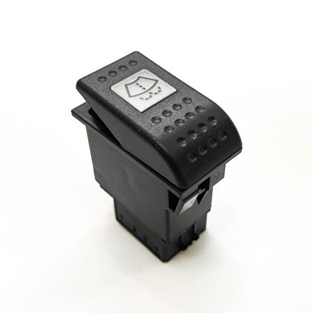NEW HOLLAND Traktör Universal Cam Yıkama Anahtarı - Ampullü 24V