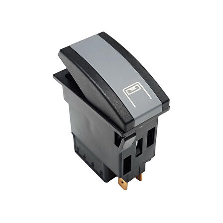 OTOKAR Kent Otobüs Hat Levha Anahtar Düğme Rocker Switch 6 Pin (On-On) - Ampullü 24V