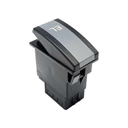 OTOKAR Kent Otobüs Elektro Lüminans Anahtar Düğme Rocker Switch 6 Pin (On-M.On) - Ampullü 24V