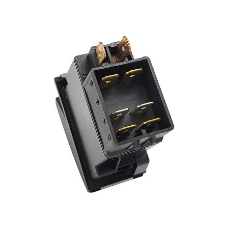 OTOKAR Doruk Otobüs Arka Sis Lambası Anahtar Düğme Rocker Switch 6 Pin (On-M.On) - Ampullü 24V