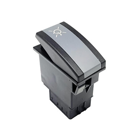 OTOKAR Doruk Otobüs Engelli İkaz Deaktif Anahtar Düğme Rocker Switch 6 Pin (On-M.On) - Ampullü 24V