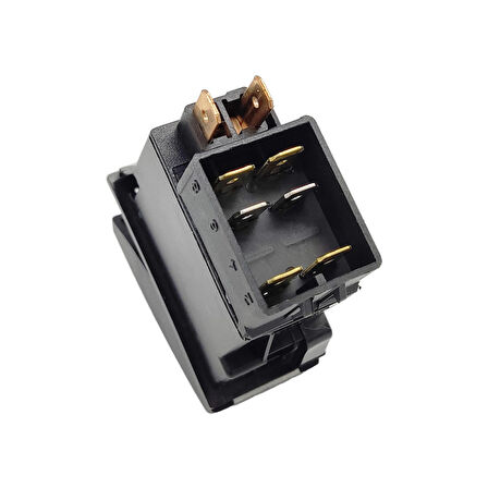 OTOKAR M2010 Minibüs Sürücü Aydınlatma Anahtar Düğme Rocker Switch 6 Pin (On-On) - Ampullü 12V