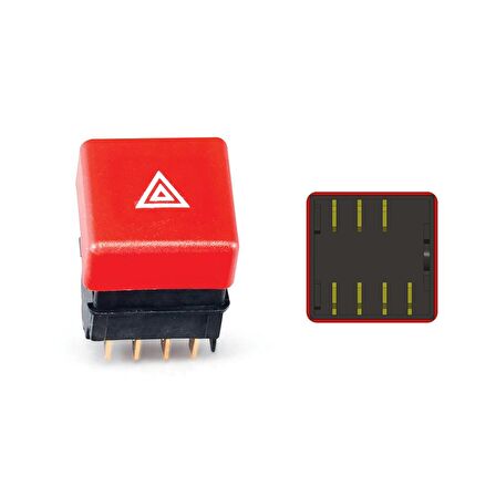 Doğan SLX Flaşör Anahtarı - 7 Pin