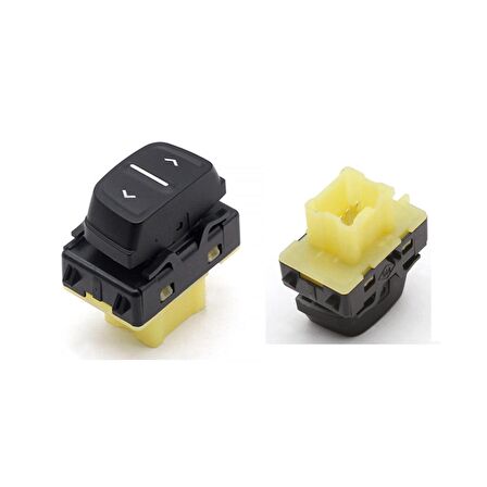 Renault Logan, Sandero, Symbol - Tekli Cam Açma Kapama Anahtarı - 6 Pin
