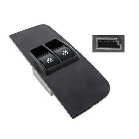 Fiat Palio 05, Siena 05, Albea 05, Strada - Cam Açma Kapama Anahtarı - 4 Pin