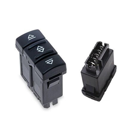 Renault 19 Ön Sol Cam Açma Kapama Anahtarı - 5 Pin